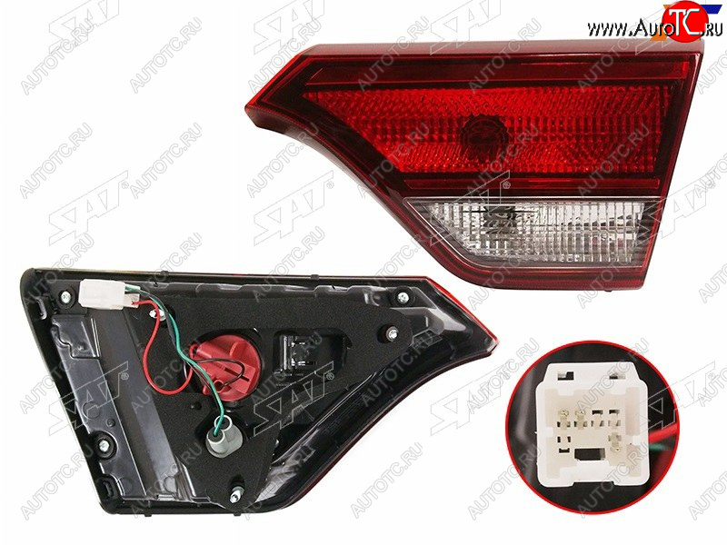 3 699 р. Правый фонарь в крышку багажника SAT  KIA Rio  4 FB (2020-2025) рестайлинг седан  с доставкой в г. Воронеж