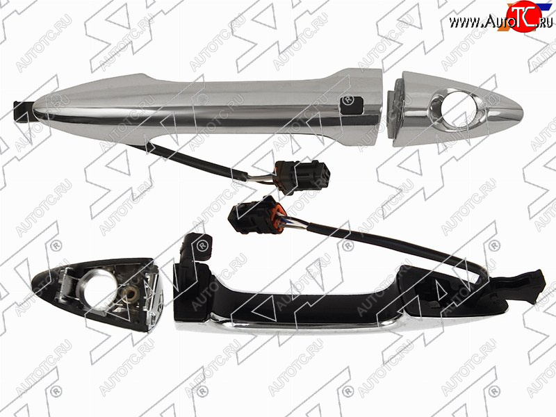 2 599 р. Ручка двери Kia Rio 11-17 (Спереди Слева SMART KEY) SAT ST-226-0039  с доставкой в г. Воронеж