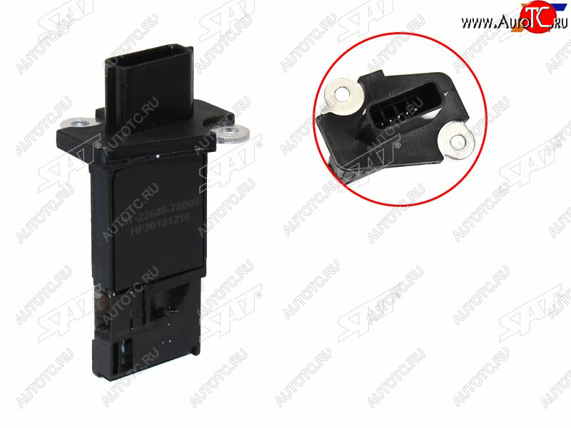 3 169 р. Датчик расхода воздуха ZD30YD25HR15HR16MR20QG13QG15QG18VQ25VQ35VQ37VQ40VK56QR25M9R NIS SAT ST-22680-7S000  с доставкой в г. Воронеж
