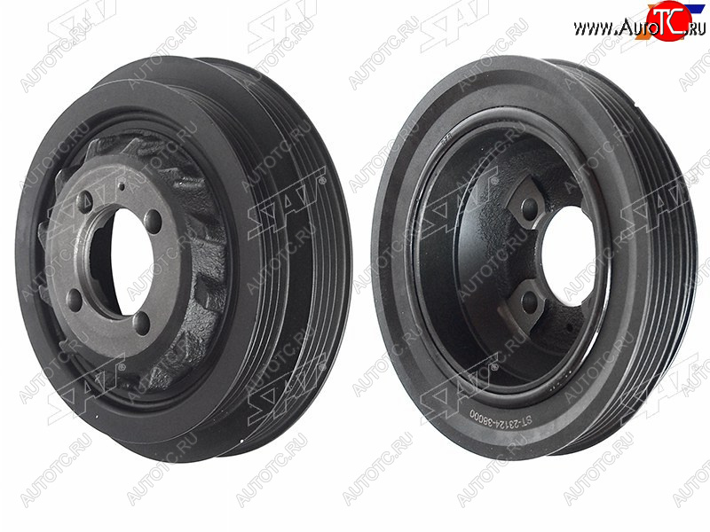 1 899 р. Шкив коленвала HYUNDAI TUCSON 04-10TRAJET 00-06SANTA FE SONATA 01-05KIA OPTIMAMAGENTIS 00-05SO SAT ST-23124-38000  с доставкой в г. Воронеж