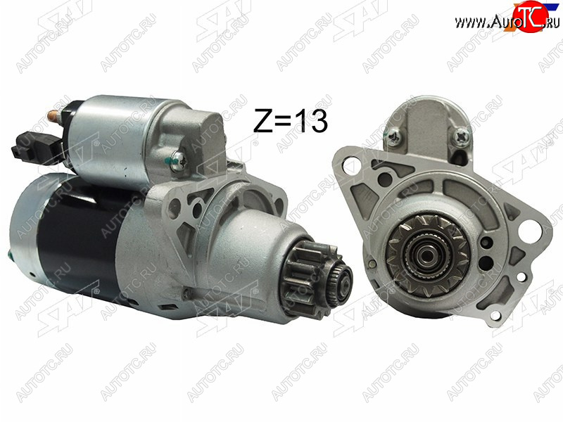 4 099 р. Стартер Nissan Murano 02-08  Primera 01-08  Serena 99-05  Teana 03-08 (1,4 kW Z=13 (короткое ух SAT ST-23300-8H300  с доставкой в г. Воронеж