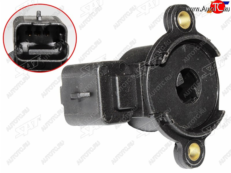 1 499 р. Датчик положения дроссельной заслонки PEUGEOT 306 93-02307 00-10406 95-04 CITROEN BERLINGO 96-11 SAT ST-250-0013  с доставкой в г. Воронеж