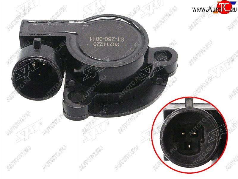 319 р. Датчик положения дроссельной заслонки LADA 21089910111215 86-13 CHEVROLET NIVA 02-20 SAT ST-250-0011  с доставкой в г. Воронеж