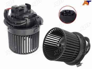 3 389 р. Мотор отопителя салона Nissan Almera 12-19  Renault Arkana 18-  Kaptur 16-20  Logan 14-22  Sande SAT ST-272102798R  с доставкой в г. Воронеж. Увеличить фотографию 1