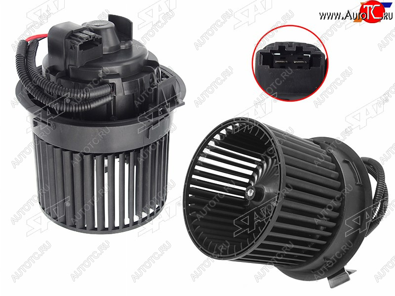 3 389 р. Мотор отопителя салона Nissan Almera 12-19  Renault Arkana 18-  Kaptur 16-20  Logan 14-22  Sande SAT ST-272102798R  с доставкой в г. Воронеж
