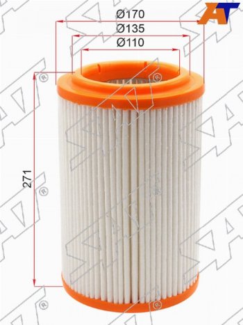 Фильтр воздушный SAT KIA Bongo  4 PU - K2500