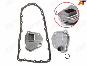 799 р. Фильтр CVT с прокладкой MITSUBISHI ASX 10-14OUTLANDER 06-MITSUBISHI LANCER X 07- SAT ST-2824A007  с доставкой в г. Воронеж. Увеличить фотографию 1