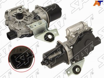 1 329 р. Мотор трапеции стеклоочистителя NISSAN ALMERA (RUS) 12-                                              SAT ST-28810-4AA0A  с доставкой в г. Воронеж. Увеличить фотографию 1