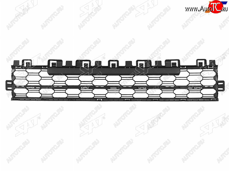 1 249 р. Нижняя решетка переднего бампера SAT Skoda Octavia A8 универсал (2019-2022) (под хром молдинг)  с доставкой в г. Воронеж