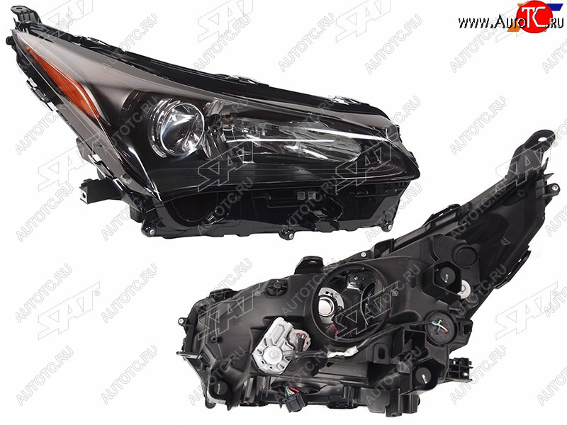 25 549 р. Фара правая (LED, с электрокорректором) SAT Lexus NX300h Z10 дорестайлинг (2014-2017)  с доставкой в г. Воронеж