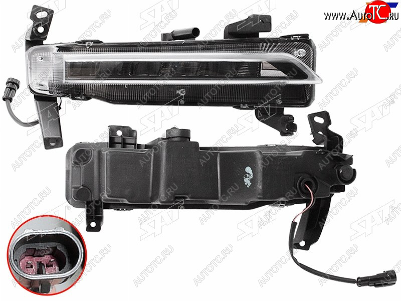 3 599 р. Ходовые огни Chery Tiggo 8 Pro 21-  Tiggo 8 Pro Max 22-24 (Слева) SAT ST-327-CHTG8PROL  с доставкой в г. Воронеж