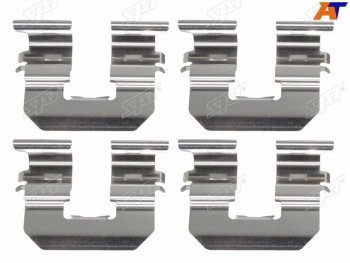 224 р. Комплект монтажный тормозных колодок RR HYUNDAI SOLARIS 10-ACCENT 11-19KIA RIO 10- SAT ST-349-0009  с доставкой в г. Воронеж. Увеличить фотографию 1