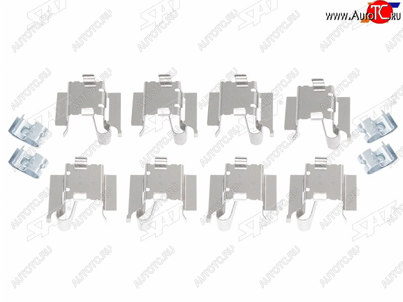 359 р. Комплект монтажный тормозных колодок RR TOYOTA CAMRY 70C-HRRAV4 18-LEXUS ES 18- SAT ST-349-0057  с доставкой в г. Воронеж