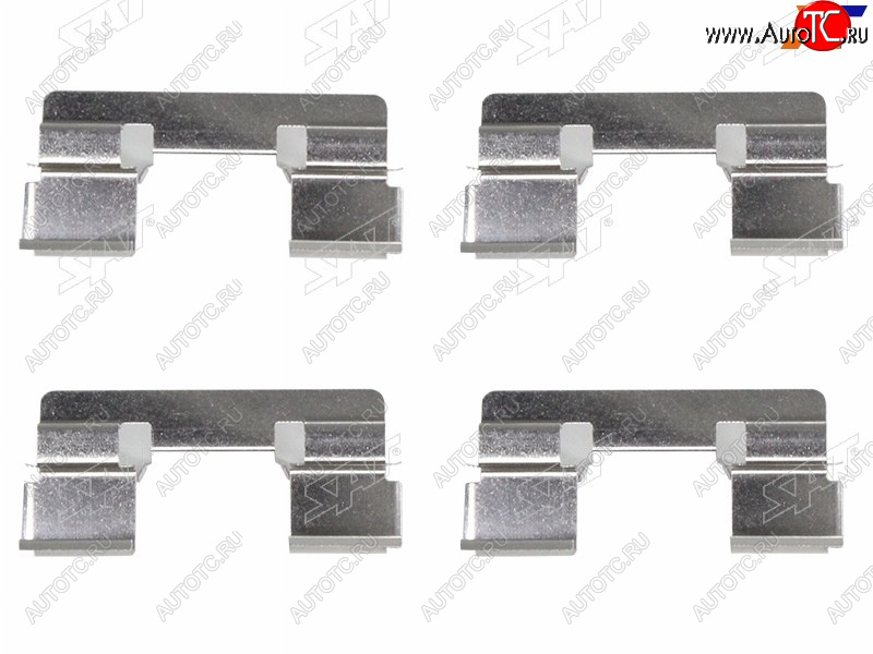 196 р. Комплект монтажный тормозных колодок FR TOYOTA COROLLA 01-07 LHD SAT ST-349-0061  с доставкой в г. Воронеж
