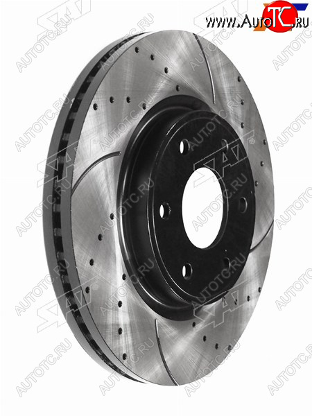 15 599 р. Диски тормозные передние перфорированный Ø358mm SAT Nissan Patrol 6 Y62 рестайлинг (2014-2017)  с доставкой в г. Воронеж