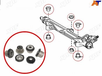 1 049 р. Втулка рулевой рейки Toyota Land Cruiser (J200) 07-21  Lexus LX 07-23  Toyota Sequoia 07-17 SAT ST-44200-60170B  с доставкой в г. Воронеж. Увеличить фотографию 1