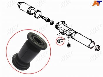359 р. Втулка рулевой рейки Toyota Land Cruiser Prado (J90) 96-02  Hilux Surf 95-02 SAT ST-45522-35040  с доставкой в г. Воронеж. Увеличить фотографию 1