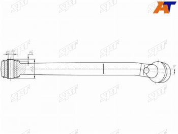 1 849 р. Рычаг FR нижний TOYOTA DUETDAIHATSU STORIAYRV 98- LH SAT ST-48069-97401  с доставкой в г. Воронеж. Увеличить фотографию 1