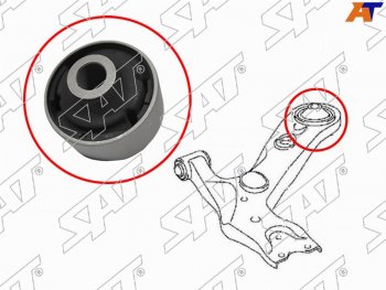 599 р. Сайлентблок переднего рычага задний TOYOTA RAV4 05-ESTIMAPREVIATARAGO 06-ALPHAR SAT ST-48655-28030  с доставкой в г. Воронеж. Увеличить фотографию 1