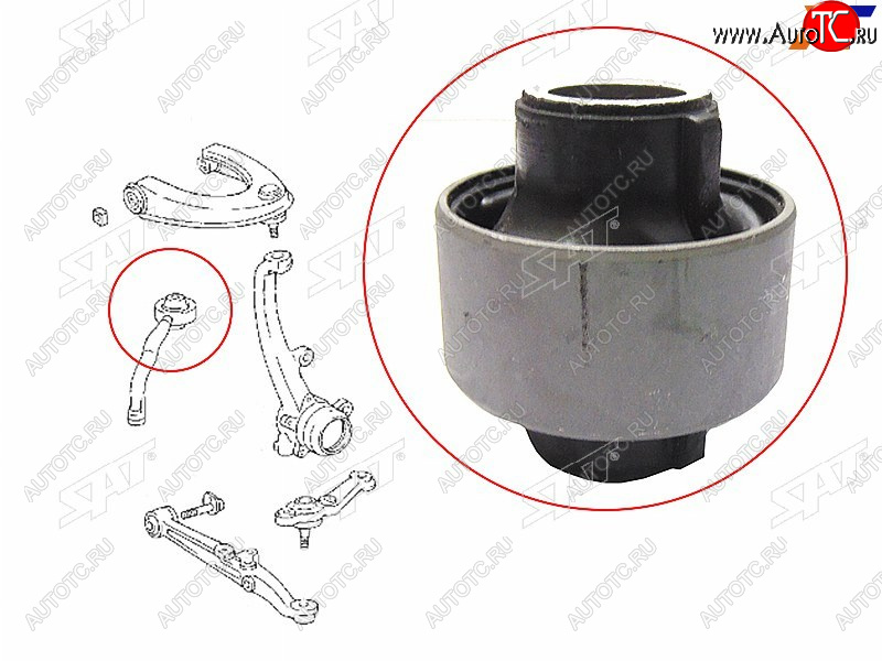 449 р. Сайлентблок Toyota Crown 95-07  Mark II (X90,X100,X110) 92-04  Lexus IS 98-05  Toyota Altezza 98- SAT ST-48655-22030  с доставкой в г. Воронеж