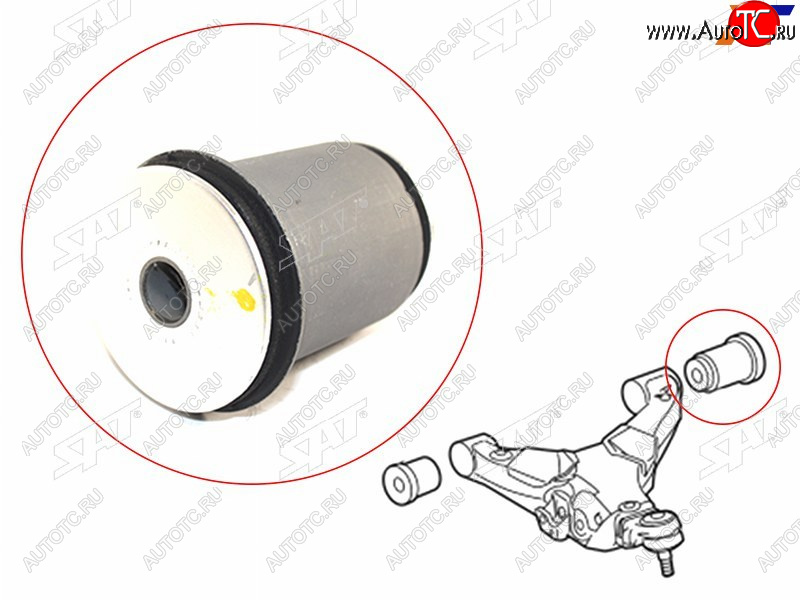1 359 р. Сайлентблок Toyota Land Cruiser (J200) 07-21  Lexus LX 07-23  Toyota Sequoia 07-17  Tundra 06-22 SAT ST-48655-60040  с доставкой в г. Воронеж