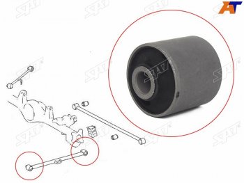 379 р. Сайлентблок задней нижней продольной тяги TOYOTA LAND CRUISER PRADO 02-14HILUXSURF 02-FJ CRUISER SAT ST-48725-35020  с доставкой в г. Воронеж. Увеличить фотографию 1