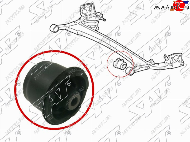 849 р. Сайлентблок Toyota Corolla (E180) 12-19  Corolla Fielder (E160) 12-  Prius (ZVW30,ZVW50) 09-23  R SAT ST-48725-52060  с доставкой в г. Воронеж