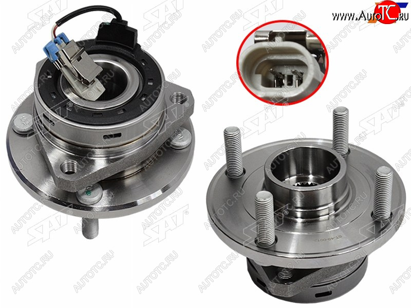 5 799 р. Ступичный узел перед CHEVROLET EPICA 06-11 FRT ABS (New sensor) SAT ST-49-0012  с доставкой в г. Воронеж