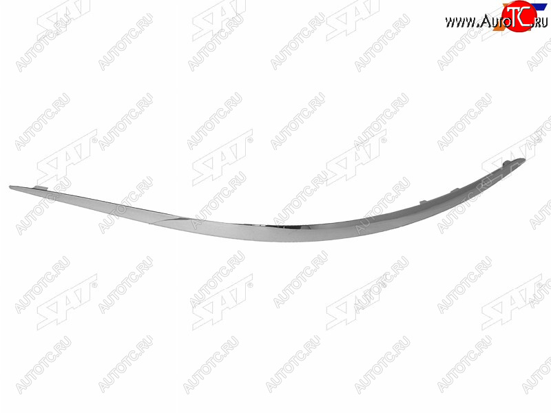 1 079 р. Молдинг бампера RH хром SAT  Mercedes-Benz E-Class  W211 (2006-2009) рестайлинг седан  с доставкой в г. Воронеж