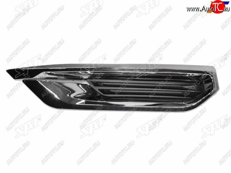 1 599 р. Правый молдинг переднего бампера SAT Haval F7 дорестайлинг (2018-2022) (хром) с доставкой в г. Воронеж Увеличить фотографию 1 1 599 р. Правый молдинг переднего бампера SAT Haval F7 дорестайлинг (2018-2022) (хром) с доставкой в г. Воронеж