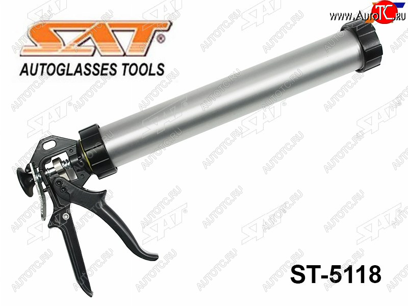 3 399 р. Ручной механический пистолет для фолиевых туб 600ml SAT ST-5118  с доставкой в г. Воронеж