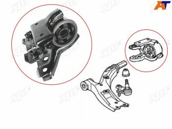 Сайлентблок рычага задний FR -LH SAT Honda CR-V RM1,RM3,RM4 дорестайлинг (2012-2015)