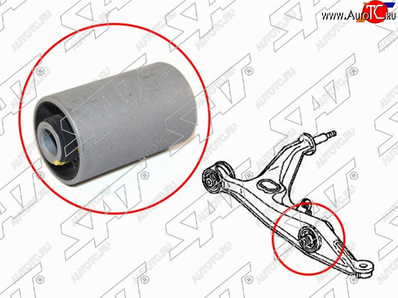 359 р. Сайлентблок Honda Civic 95-00  Civic Ferio 95-00  CR-V 95-01  Domani 97-00 (Перед) SAT ST-51810-S04-G00  с доставкой в г. Воронеж