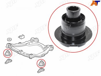 799 р. Сайлентблок Toyota Camry (XV40,XV50) 06-21  Lexus ES 06-18  Toyota Avalon 04-15  Camry UAEUSA 06 SAT ST-52211-33090  с доставкой в г. Воронеж. Увеличить фотографию 2