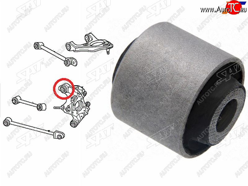 287 р. Сайлентблок Honda Accord 08-13 SAT ST-52210-TC0-T00-U  с доставкой в г. Воронеж