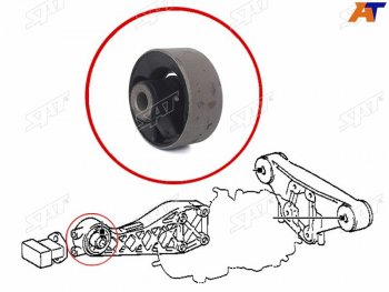 819 р. Сайлентблок Toyota Noah 01-13  Voxy 01-13  Estima 00-05  Gaia 98-04 SAT ST-52380-44010  с доставкой в г. Воронеж. Увеличить фотографию 1