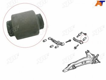 256 р. Сайлентблок Honda Civic 87-95  Civic Ferio 91-95  Domani 92-96  Integra 89-00 (Сверху Зад) SAT ST-52395-SH3-004  с доставкой в г. Воронеж. Увеличить фотографию 1