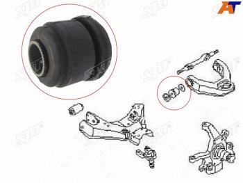 219 р. Сайлентблок Nissan Terrano 86-96  Caravan 86-01  Datsun 85-96  Terrano II 93-99 (Сверху) SAT ST-54506-B9500  с доставкой в г. Воронеж. Увеличить фотографию 1
