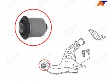 399 р. Сайлентблок Nissan Pathfinder 95-04  Terrano 95-02  Infiniti QX4 96-03  Nissan Elgrand 97-02 SAT ST-54560-0W000  с доставкой в г. Воронеж. Увеличить фотографию 1