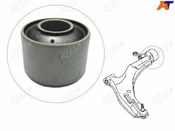 299 р. Сайлентблок RR переднего нижнего рычага NISSAN ADWIGROADALMERASYLPHYPULSARSUNNY 00- SAT ST-54570-4M410  с доставкой в г. Воронеж. Увеличить фотографию 2