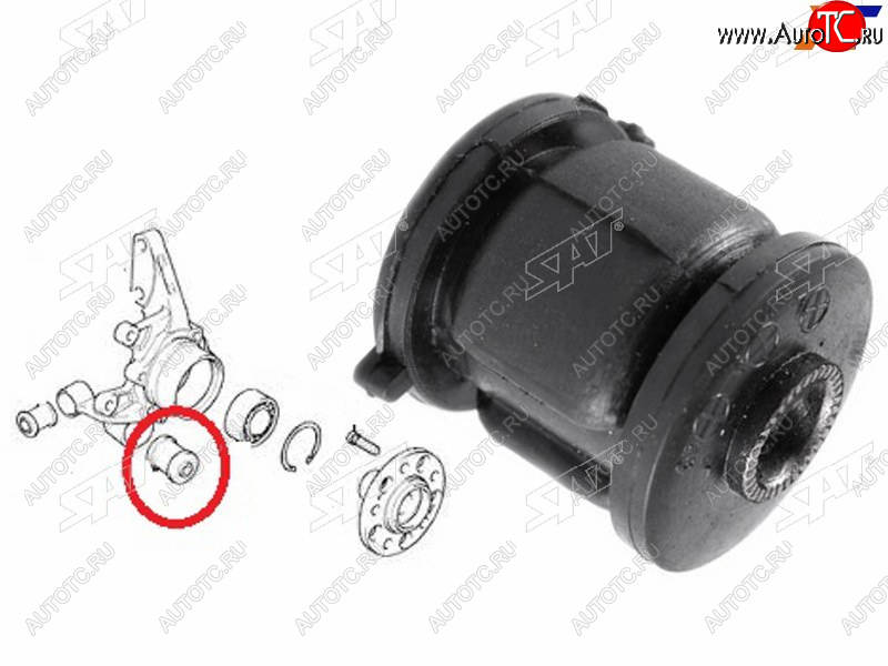 349 р. Сайлентблок Chevrolet Lacetti 04-13  Daewoo Lacetti 04-09  Hyundai Elantra 00-09  ix35 09-15  So SAT ST-55116-25000  с доставкой в г. Воронеж