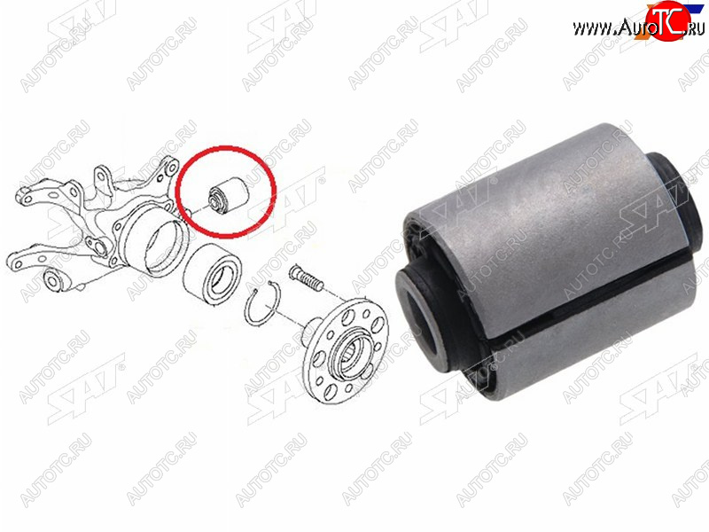 469 р. Сайлентблок Hyundai Creta 15-20  Tucson 15-21  Kia Sportage 15-22 SAT ST-55216-2S200  с доставкой в г. Воронеж