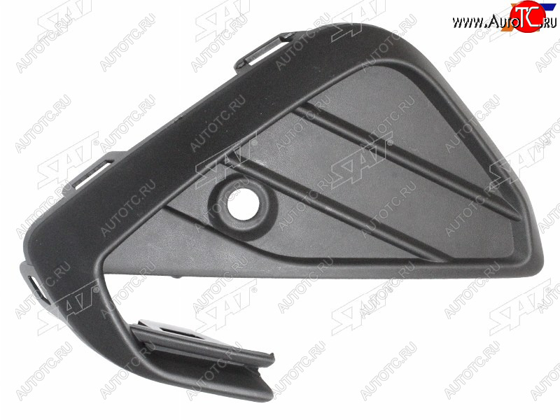 549 р. Заглушка переднего бампера RH SAT Volkswagen Polo Mk6 лифтбек (2020-2022) (под сонар)  с доставкой в г. Воронеж