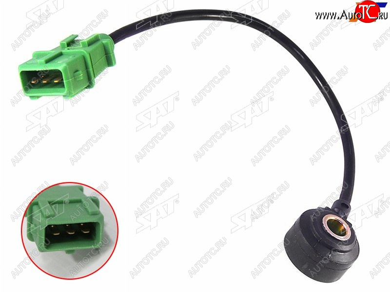 599 р. Датчик детонации CITROEN C5C6 05-C8 02-PEUGEOT306406407 04-807 02-Renault Clio IILaguna 01- SAT ST-5946.22  с доставкой в г. Воронеж