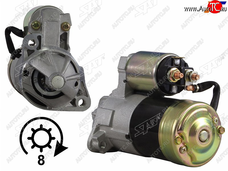 4 099 р. Стартер Hyundai Sonata 91-93  Kia Sorento 02-06  Mitsubishi Pajero 81-03  Pajero Sport 96-21  Hy SAT ST-64-0074  с доставкой в г. Воронеж