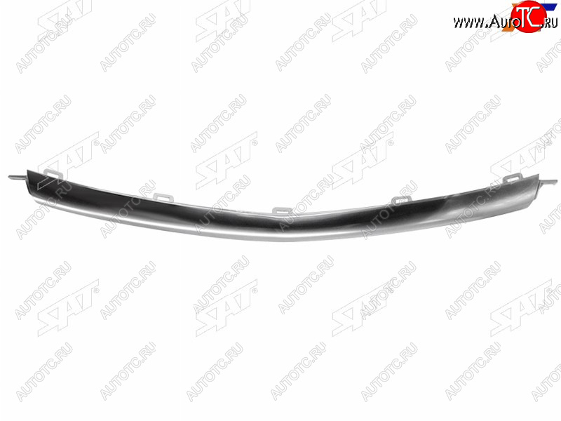 1 399 р. Молдинг решетки радиатора SAT Geely Coolray SX11 дорестайлинг (2018-2023) (хром)  с доставкой в г. Воронеж