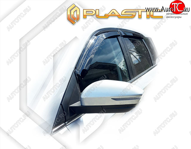 1 999 р. Дефлектора окон (ОАЭ) CA-Plastic  Chevrolet Captiva  CN202S (2018-2025) дорестайлинг (classic полупрозрачный)  с доставкой в г. Воронеж