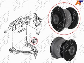 439 р. Сайлентблок Audi Q7 05-15  Volkswagen Touareg 02-18  Porsche Cayenne 02-10  Panamera 09-16 SAT ST-7L0407077  с доставкой в г. Воронеж. Увеличить фотографию 1