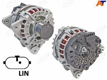 16 599 р. Генератор RENAULT KAPTUR 1.6 14V 150A 16- H4MMEGANE 1.2 16- H5F408NISSAN QASHQAI 1.2 13- HR12DDTX SAT ST-85-0013  с доставкой в г. Воронеж. Увеличить фотографию 2