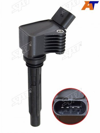 1 569 р. Катушка зажигания AUDI A1A3A4A5A6A7Q3Q5Q7TTSKODA OCTAVIA IIISUPERB IIIVOLKSWAGEN GOLF VI SAT ST-86-0029  с доставкой в г. Воронеж. Увеличить фотографию 1